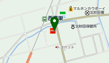 鷹ノ巣中岱SS / (資)マルモト石油店の地図画像