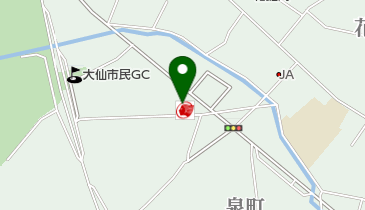 大曲北SS / 大東物産(株)の地図画像