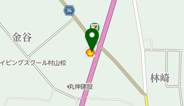 金谷バイパスSS / 村山石油(株)の地図画像