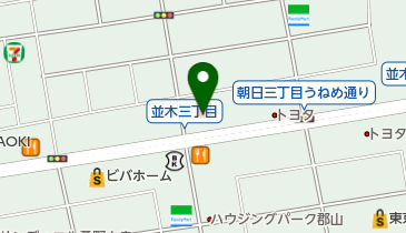 シンエネ郡山SS / (株)シンエネコーポレーションの地図画像