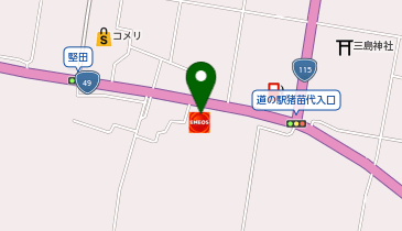 白鳥ヶ浜SS / 会津日石販売(株)の地図画像