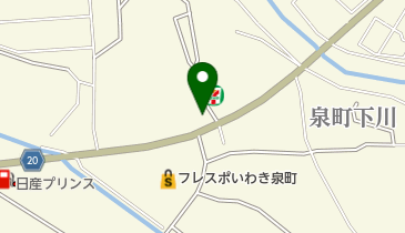 小名浜泉町SS / いわき産商(株)の地図画像