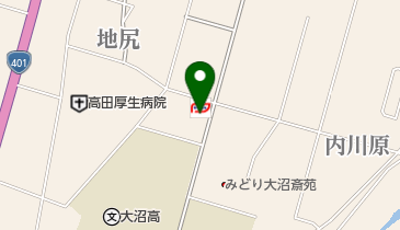 会津高田SS / 白井石油店の地図画像