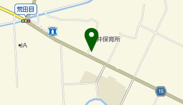 荒田目SS / (有)丸越石油の地図画像