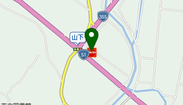 牛堀バイパスSS / 大川石油店の地図画像