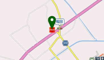 稲田SS / (有)稲田給油所の地図画像