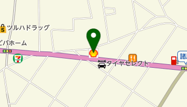 諸川SS / (有)桜井石油の地図画像