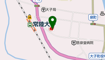 大子中央SS / (有)長山商店の地図画像