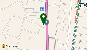 石橋北SS / (株)若松商店の地図画像