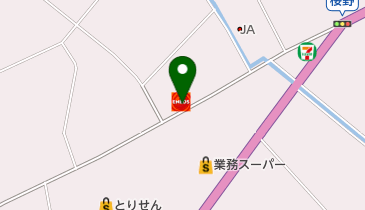 氏家東SS / (有)田代油店の地図画像