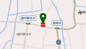 祖母井SS / (有)田川商店の地図画像