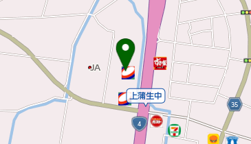 ルート4上三川SS / (株)キタセキの地図画像