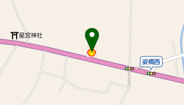 石橋細谷SS / (有)川中子油店の地図画像