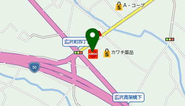 桐生広沢SS / 丹羽石油(株)の地図画像