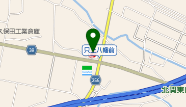 只上SS / (有)河田石油の地図画像