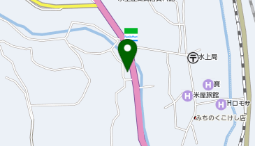 水上湯原SS / 長田石油(株)の地図画像