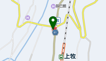 上牧SS / 丸二商店の地図画像