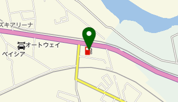 大間々SS / (株)村田石油 の地図画像