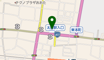 太田本町SS / 富岡商店の地図画像