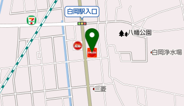 白岡八幡SS / (有)騎西屋油店の地図画像