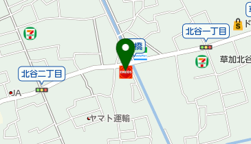 草加北谷SS / 東産業(株)の地図画像