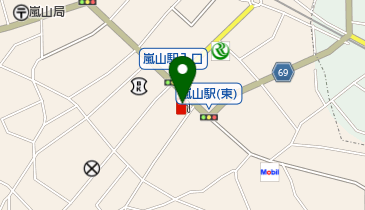 嵐山SS / 嵐山石油(有)の地図画像