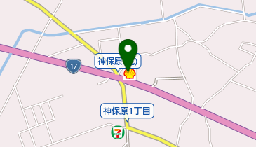 神保原SS / (有)手計石油の地図画像