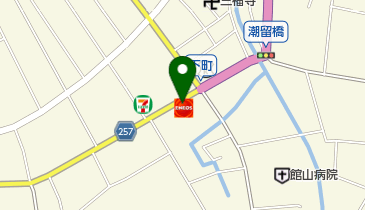 館山SS / (有)川名石油の地図画像