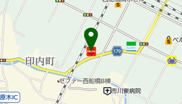西船橋駅前SS / (株)田中の地図画像