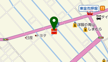 東金バイパス中央SS / 安藤興業(株)の地図画像
