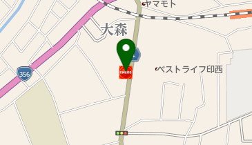 印西SS / (株)粉名屋商店の地図画像