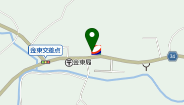 金束SS / (有)川上石油の地図画像