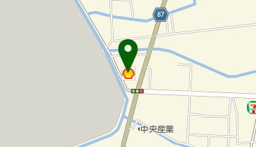 木更津中里SS / 共栄海運(株)の地図画像