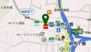 麻布十番SS / 富士鉱油(株)の地図画像
