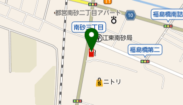 南砂SS / (有)平林油店の地図画像