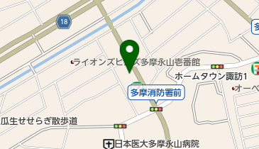 多摩ニュータウンSS / (有)永山石油の地図画像