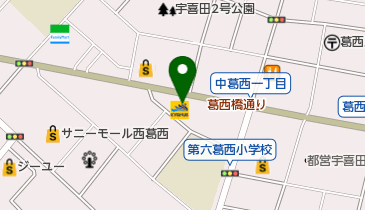 宇喜田SS / 江戸川石油(株)の地図画像