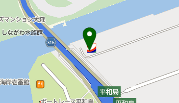 京浜トラックターミナル平和島SS / (株)キタセキの地図画像