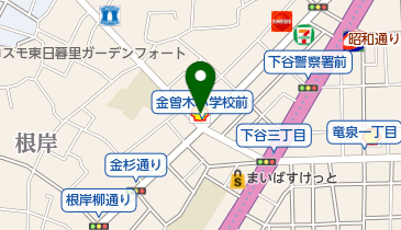 金杉SS / (株)かまや石油の地図画像