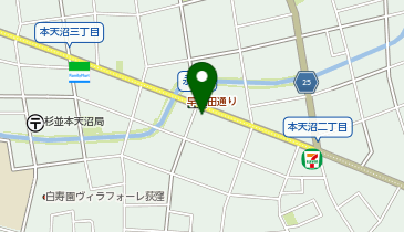 スマートエコステーション本天沼SS / 出光リテール販売(株)の地図画像