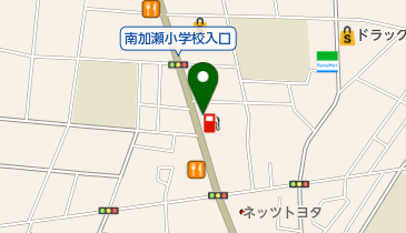 エコステーション SELF南加瀬SS / (株)かなせきの地図画像