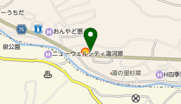 湯河原温泉SS / 湯河原燃料企業組合の地図画像