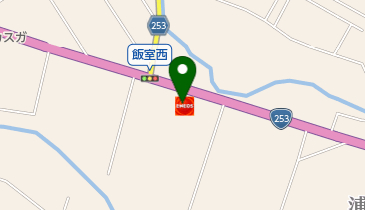 浦川原SS / (有)はばのや給油所の地図画像