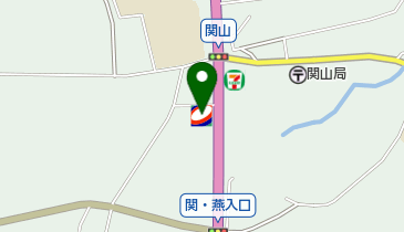 関山SS / 岡本石油の地図画像