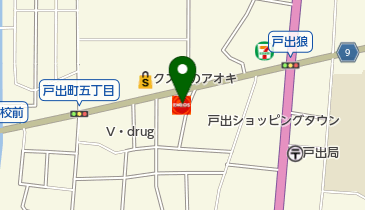 戸出SS / 畠石油店の地図画像