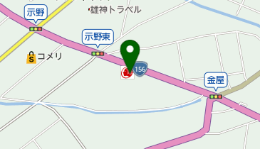 庄川SS / ワキモト石油店の地図画像