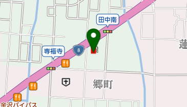セルフ白山松任 / (株)オカモトの地図画像
