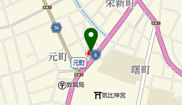 敦賀元町SS / (株)若狭エネルギーの地図画像