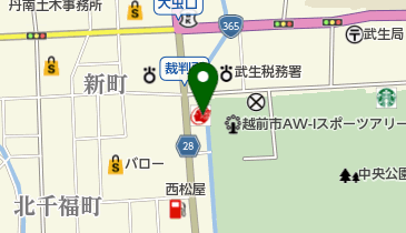 武生SS / (株)河嶋連蔵商店の地図画像