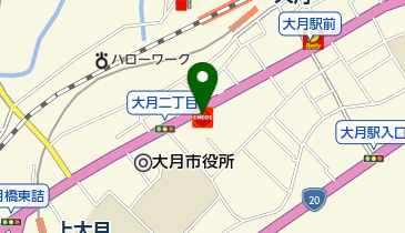 大月SS / (株)柳屋商店の地図画像